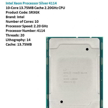 Процесор Intel Xeon 4114 Silver 10 ядер 2.20 GHz 13.75 MB Cache (876711-001 )