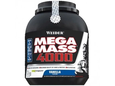 MEGA MASS 4000 Weider 3кг Смак Ваніль