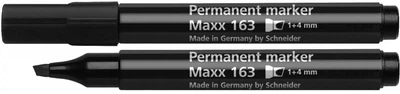 Набір маркерів перманентних Schneider Maxx 163 1-4 мм Чорний 10 шт. (S116301)