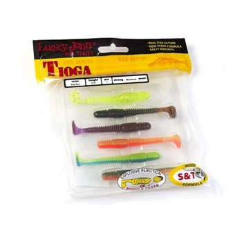Силікон LUCKY JOHN Tioga 3.9" MIX1