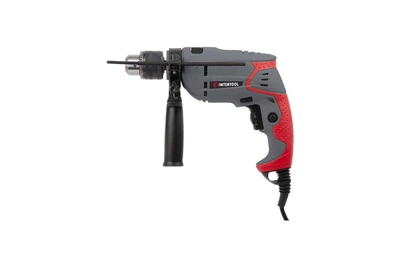 Ударная дрель Intertool 550 Вт электрическая дрель для домашнего мастера с реверсом и плавной регулировкой (IT-DR_11N)
