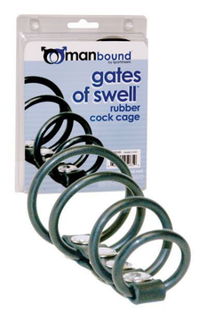 Кольца эрекционные Gates of Swell Rubber Cock Cage (12455000000000000)