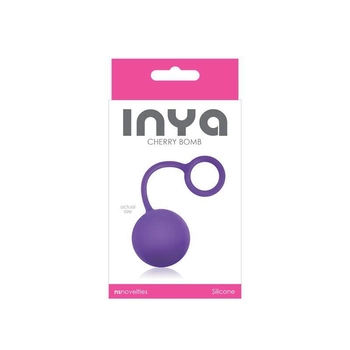 Вагинальный шарик Inya Cherry Bomb цвет фиолетовый (19517017000000000)