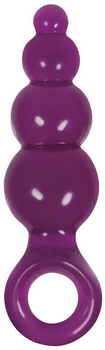 Анальная пробка Jolie Ripples Jelly Anal Plug Mini цвет фиолетовый (15763017000000000)
