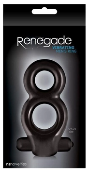 Ерекційне віброкільце Renegade Vibrating Mens Ring колір чорний (19296005000000000)