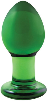 Анальна пробка NS Novelties Crystal Premium Glass Medium колір зелений (16682010000000000)