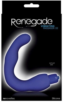 Массажер простаты NS Novelties Renegade Vibrating Massager III цвет синий (19518007000000000)