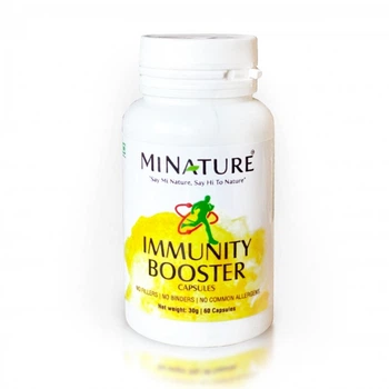 Immunity Booster Minature — для підтримки імунітету та захисних сил організму при вірусних та сезонних навантаженнях при частих застудах та ослабленому імунітеті, 60 капсул