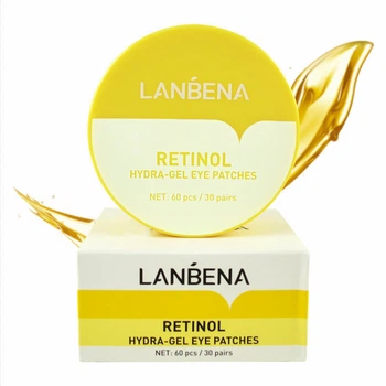 Гідрогелеві патчі з ретинолом та колагеном LANBENA Eye Mask Retinol Collagen (60 шт)