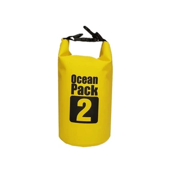 Водонепроницаемая сумка рюкзак гермомешок Ocean Pack 2 л Yellow (GP050358)