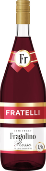 Вино ігристе Fratelli Fragolino Rosso червоне напівсолодке 1.5 л 6-6.9% (4820236721694)
