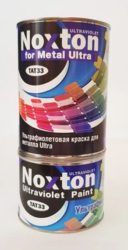 Флуоресцентная краска NOXTON FOR METAL ULTRA ULTRAVIOLET (светится в УФ) для металла Оранжевая 1 л