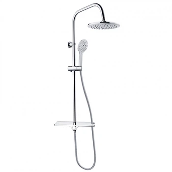 Колона для душу PERLA SPLASH хром без змішувача з аксесуарами PSF2001