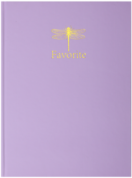 Книга канцелярська Buromax Favourite Pastel A4 у клітинку 96 аркушів Бузкова (BM.2400-426)