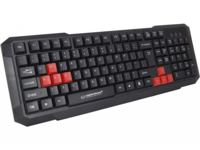 Клавіатура провідна Esperanza EGK102 (EGK102RUA) (USB) Red