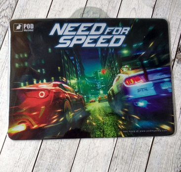 Коврик для мыши Podmyshku NEED FOR SPEED игровой, ткань, размер S