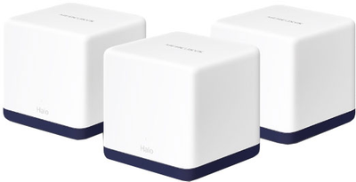 Маршрутизатор Mercusys Halo H50G (3-pack) MESH система WiFi5 / AC1900 / 1 Гбит/с