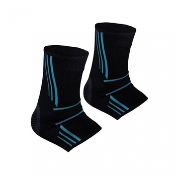 Спортивные бандажи на голеностоп Power System Ankle Support Evo Black/Blue XL, код: PS_6022_XL_Black/Blue
