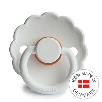 Пустышка FRIGG Daisy Bright White 0-6 мес латексная анатомическая