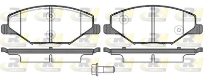 Тормозные колодки дисковые Roadhouse Передние RH 21553.00 Skoda/VW (RH 21553.00)