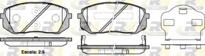 Тормозные колодки дисковые Roadhouse Передние RH 21302.02 Hyundai/Hyundai (Beijing)/KIA/KIA (Dyk) (RH 21302.02)