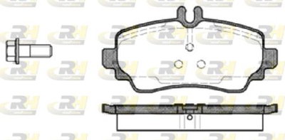 Тормозные колодки дисковые Roadhouse Передние RH 2650.00 Mercedes-Benz (RH 2650.00)