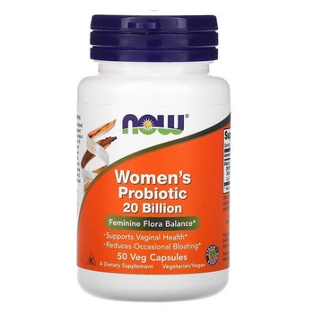 Пробиотики и пребиотики NOW Women's Probiotic 20 Billion Foods 50 вег капсул