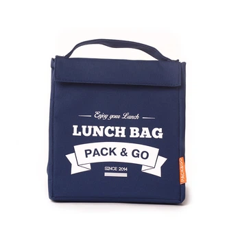 Термосумка Lunch Bag (Ланч Бег) Pack and Go "Lunch Bag M" темно синий (LB303)