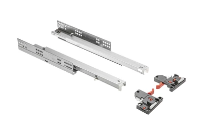 ​Направляющие нижнего монтажа PRO полного выдвижения с доводчиком ModernSlide h=45 L-500 GTV