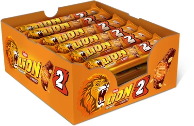 Упаковка батончиков Lion King с арахисом 24 шт х 60 г (4823000920903)