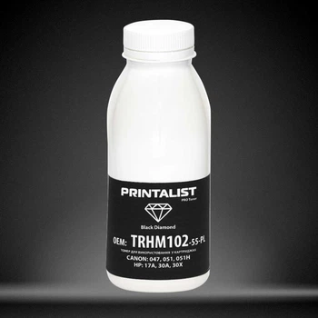 Тонер для Canon 051H (2169C002) PRINTALIST Black 55г TRHM102-55-PL