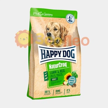 Happy Dog NaturCroq Lamm&Reis - Сухой корм для взрослых собак с ягненком и рисом 15 кг