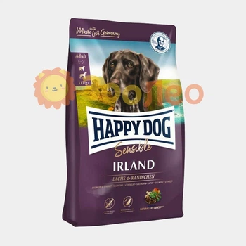 Happy Dog Supreme Sensible Irland - Сухий корм з лососем і кроликом для дорослих собак 12.5 кг