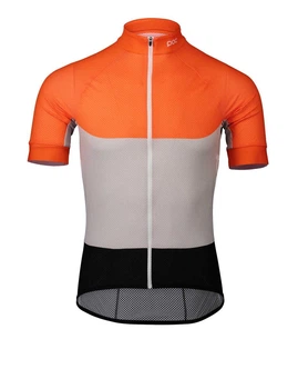 Велоджерси POC Essential Road Light Jersey, Granite Grey/Zink Orange, S (PC 582128287SML1)