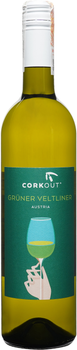Вино Corkout Gruner Vertliner біле сухе 0.75 л 12% (9120022231846)