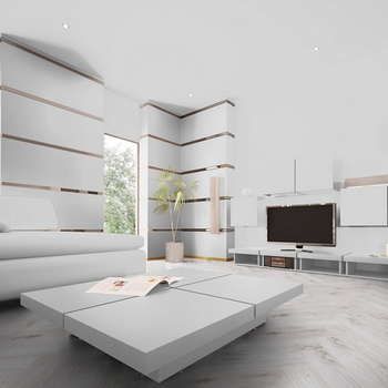 Ламінат Kronotex Herringbone Міленіум Дуб Білий