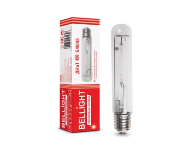 Газоразрядная натриевая лампа Bellight ДНаТ 400 Вт E40 220V, лампа для уличного и промышленного освещения