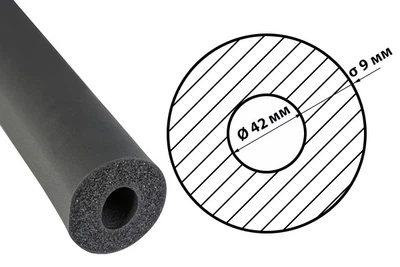 Изоляция для труб каучуковая ODE R-Flex Pipe Std 9х42 мм