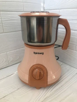 Мощная електическая кофемолка измельчитель Rainberg RB 2207 1000 Вт