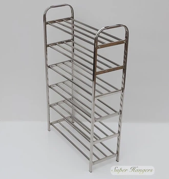 Полка для взуття Shoe Rack MPR6 на 6 ярусів металева хромована