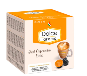 Кофе в капсулах Dolce Aroma IRISH CAPPUCCINO Dolce Gusto (16 шт)
