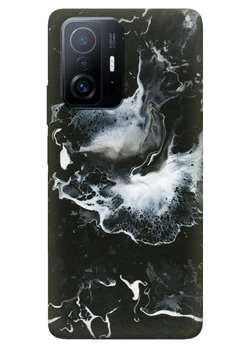 Силиконовый чехол ПринтОК для Xiaomi 11T Pro - Всплеск мрамора