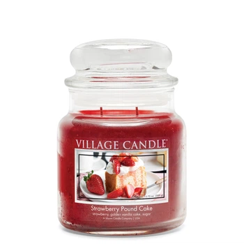 Свеча Village Candle Клубничный пирог 389г