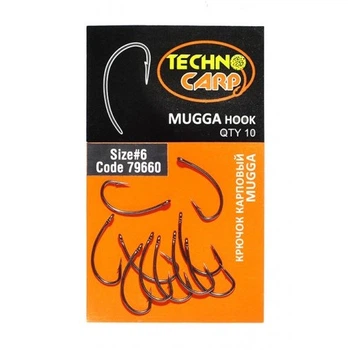 Крючок карповый Mugga №6 Технокарп арт 79660