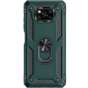 Чохол Epik Serge Ring for Magnet ударостійкий на Xiaomi Poco X3 NFC / Poco X3 Pro Зелений
