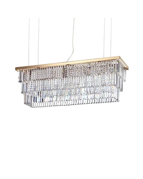 Люстра подвесная Ideal Lux Martinez sp8 oro 213583