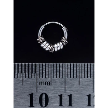 Сережка, кільце з візерунком (eas-025)