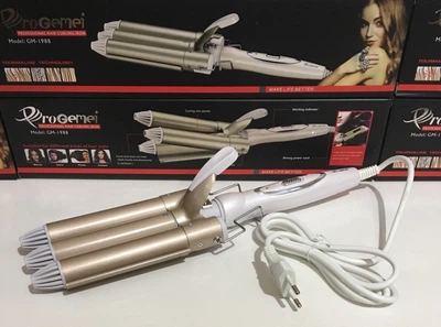 Плойка Тройная Волна ProGemei GM-1988 11988PL00225 (11988PL00225) CLS55