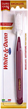 Зубна щітка Piave White & Dunn для курців Жорстка Бордова (8009315037130_бордовий)
