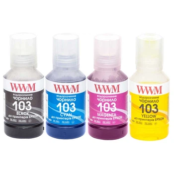Чернила для Epson EcoTank L3251 WWM 4х140г E103SET4